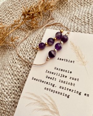 Edelsteen armbandje | Amethist