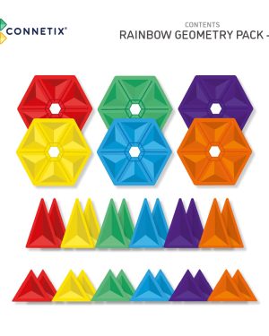 Connetix Rainbow Geometry | 30 stuks 10