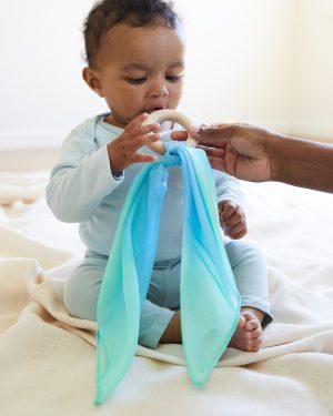 Sarah's Silks baby zijde met bijtring | Blossom 5