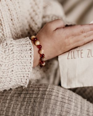 Barnsteen armband | Crazy lace agaat 2