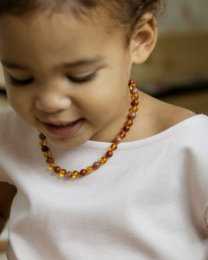 Lemon barnsteen ketting | Touch of pink 4