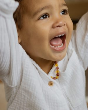 Lemon barnsteen ketting | Touch of pink 2