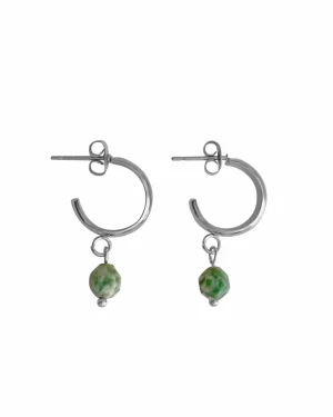 Green Spot Jaspis ketting | zilver/goud 6