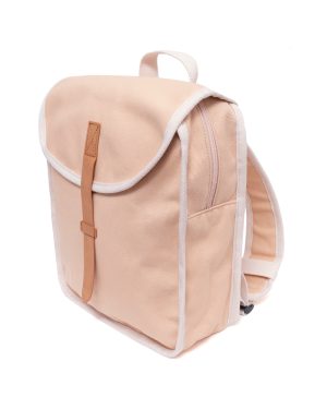 Recycled cotton backpack Nougat