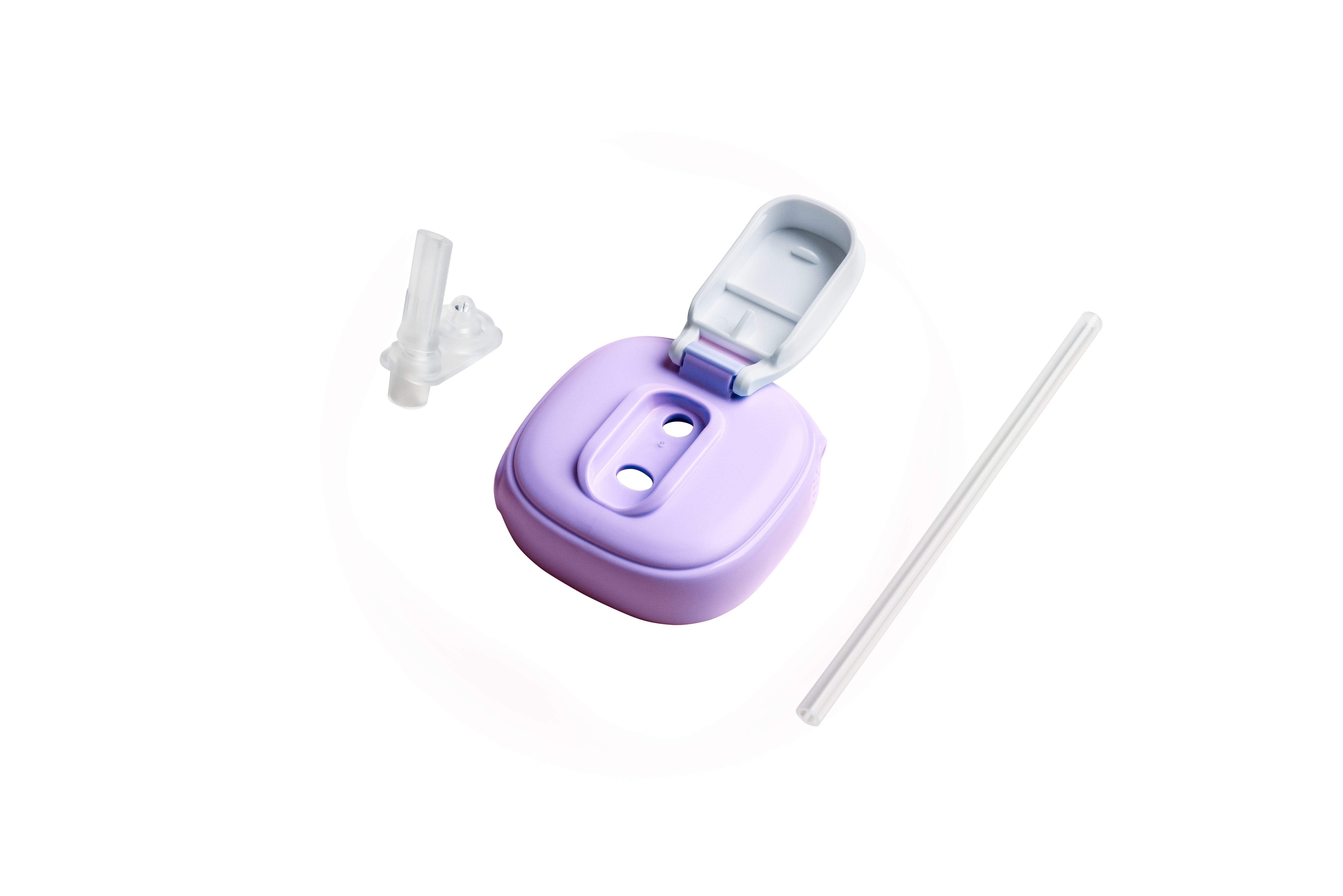 Hegen PCTO Straw Spout Purple